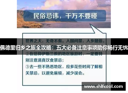 佩德里归乡之旅全攻略：五大必备注意事项助你畅行无忧